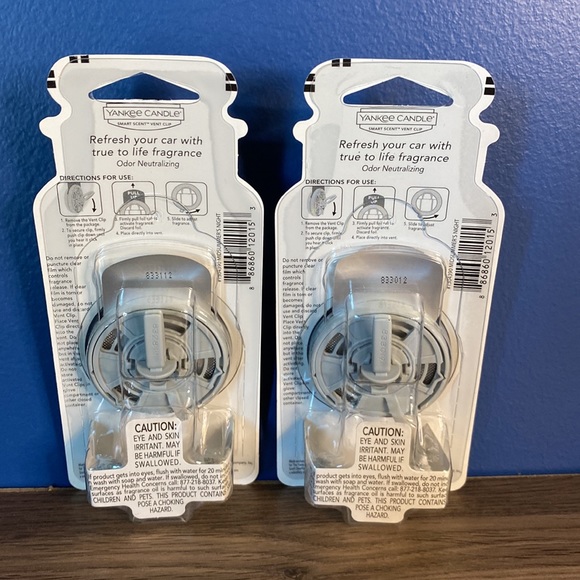 Two Yankee Candle Midsummer’s Night Vent Clips - Picture 2 of 2